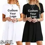 Camiseta personalizada mujer cuello redondo (moda)