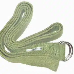 Correa de Yoga de Algodon Tejido con Hebilla D-Ring 6'