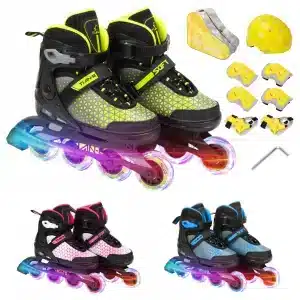 Patines en Linea Ajustables para Ninos y Adolescentes