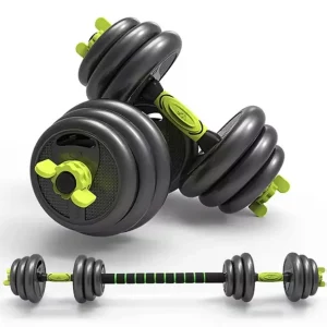 Mancuernas con Barras Mango para Kettlebell, Rueda Abdominal - Multifuncion 10-40KG
