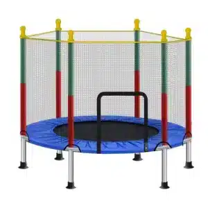 Trampolin portatil para ninos de 140 cm / 160 cm,Cama elastica - trampolin 6FT 8FT ideal para regalo de Navidad, espuma anticolision para saltar y actividades de trampolin interior en trampolin interior para 4-15 anos