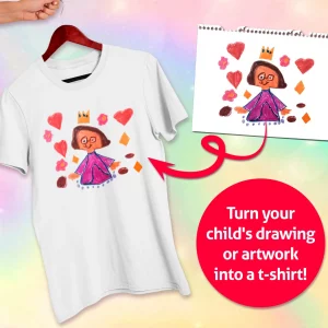 Camiseta Infantil Personalizada con Dibujo del Nino | Diseno Unico a Medida