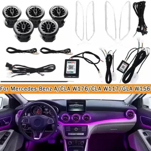 Luces LED de colores para rejilla de ventilación de coche – Mercedes-Benz A/CLA/GLA