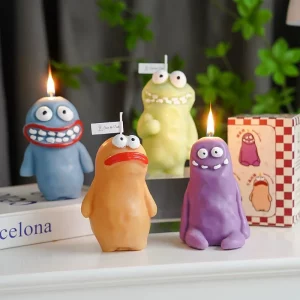 Velas monstruo Earthlings – Regalos creativos, hechas a mano