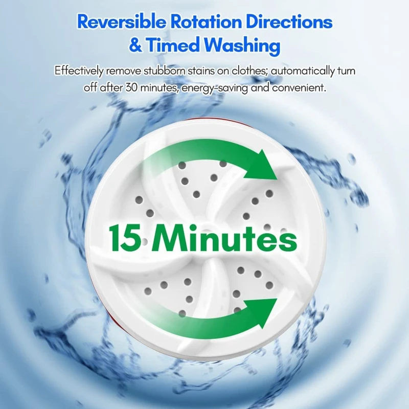 Mini lavadora USB portátil - Imagen 2