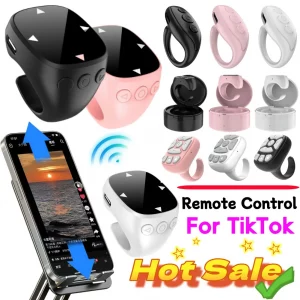Controlador Bluetooth 2025 para scroll TikTok (anillo táctil)
