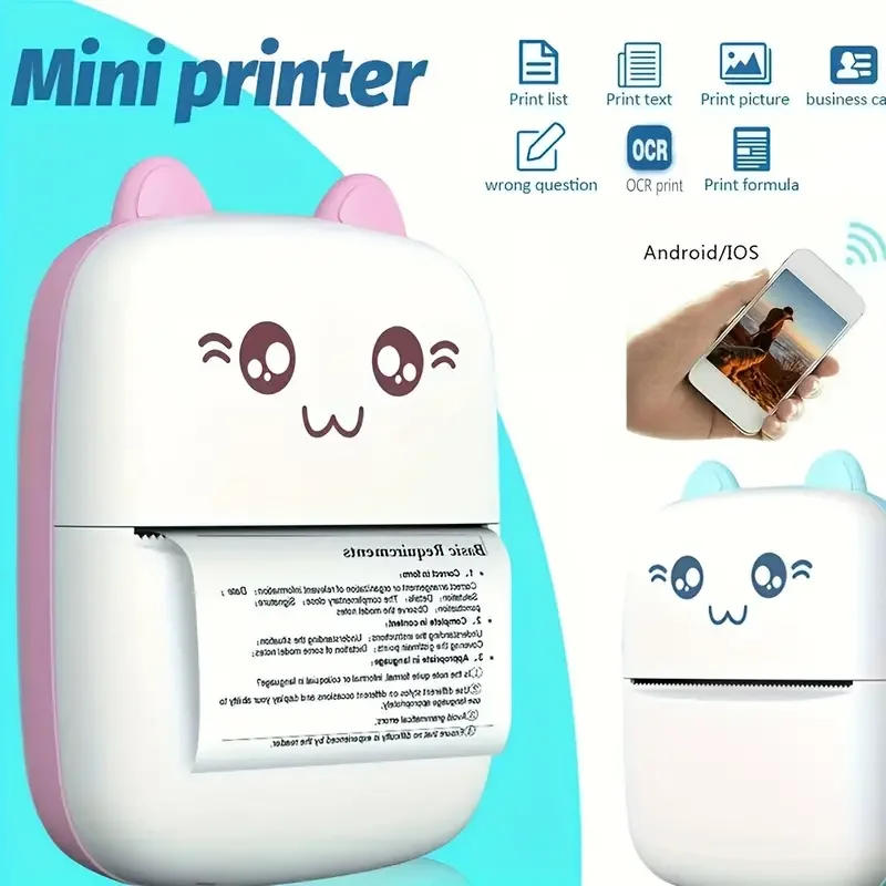 Mini impresora portátil sin tinta