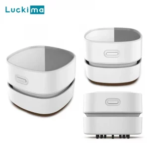 Mini aspiradora de escritorio USB recargable (portátil, sin cables)