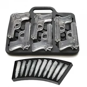 Molde para hacer cubos de hielo con forma de bala