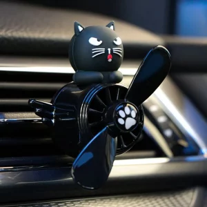 Ambientador para coche, hélice giratoria, diseño de perfume para salida de aire