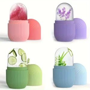 Molde de hielo facial de silicona