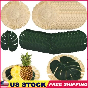 Manteles tropicales redondos (36 uds)