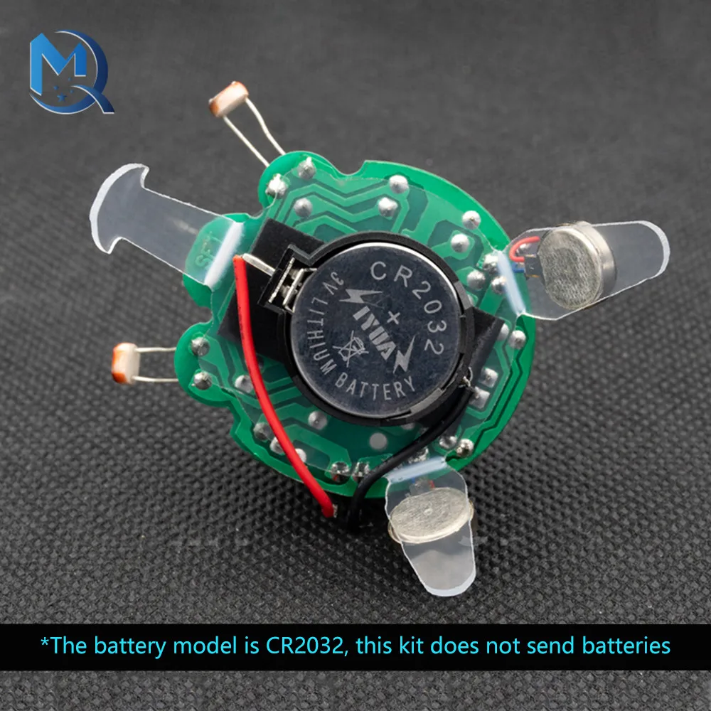 Robot que sigue la luz – Mini robot LED con sensor fotosensible, juguete DIY educativo - Imagen 3