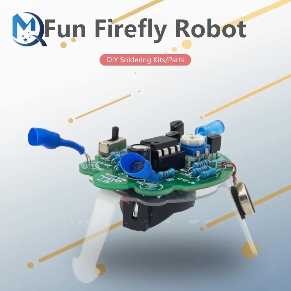 Robot que sigue la luz – Mini robot LED con sensor fotosensible, juguete DIY educativo - Imagen 2