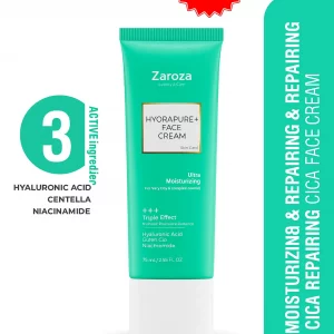 Crema Facial Hidratante Intensiva HydraPure Plus 3 Action | Centella Asiatica y Acido Hialuronico 75 ml