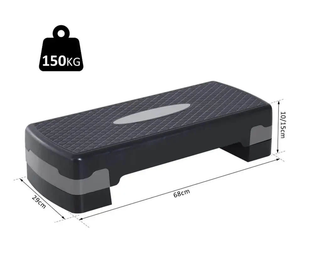 Plataforma de Ejercicios Ajustable para Entrenamiento de Aerobicos y Fitness | Stepper de Fitness, Envio desde Espana - Imagen 2